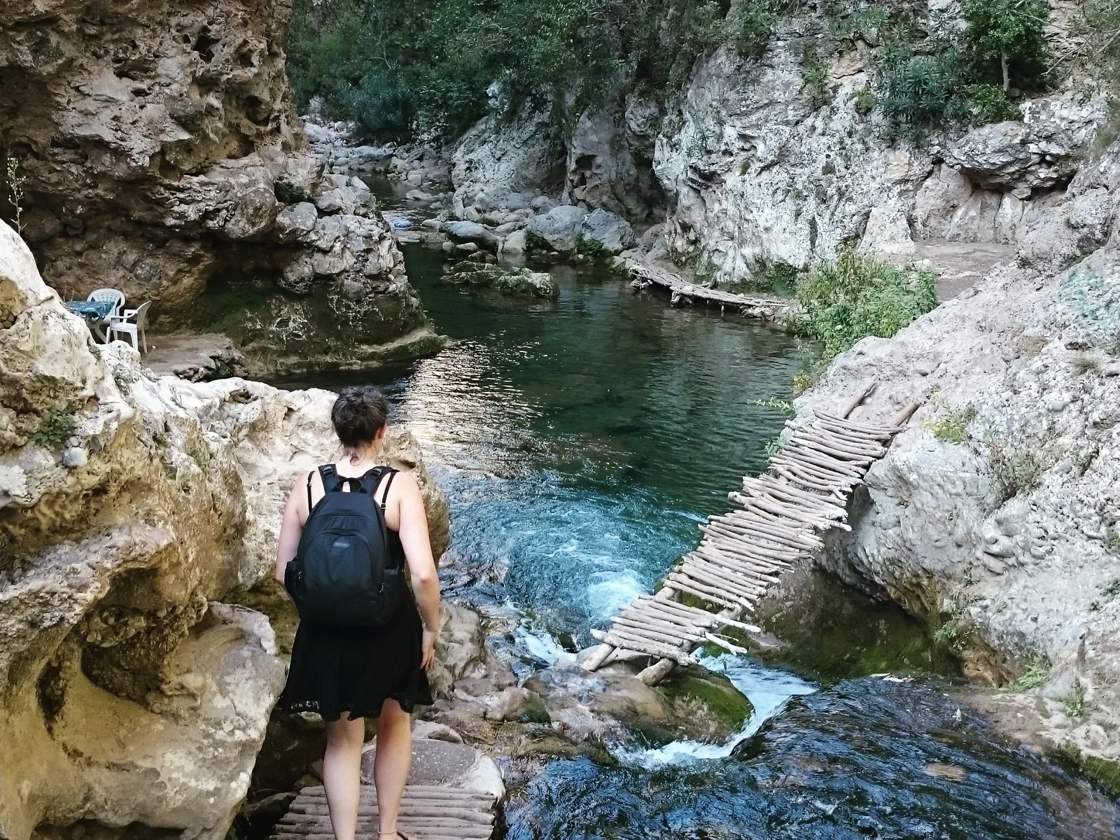 The Akchour waterfalls in the Rif mountains near Chefchaouen
